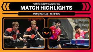 Schweiger/Verdonschot vs Xue/Huang | MD SF | WTT Feeder Düsseldorf 2025