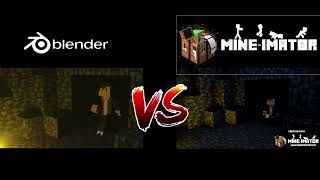Minecraft 1.18 animation | Blender VS Mine Imator