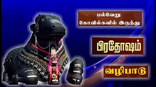 🔴LIVE:   பல்வேறு கோயில்களிருந்து பிரதோஷவழிபாடு  சிவனுக்கு அபிஷேகம் ஆராதனை | #live#Sivan#pradusham#