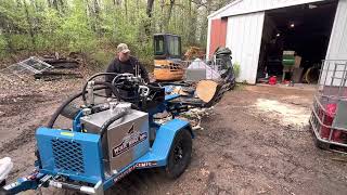 Wolfe Ridge 35 Super High Output Box Wedge - 1st Run #firewood #woodhound #oddlysatisfying