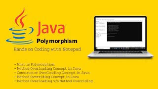 Polymorphism in Java | Method & Constructor Overloading | Overriding | Java Tutorial for Beginners