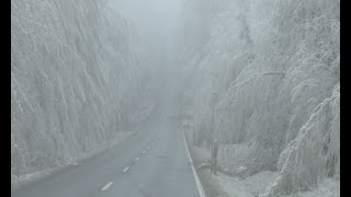 EIskalter Wintereinbruch im Erzgebirge (01.12.2014)