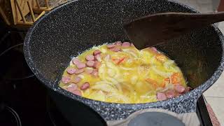 Comfort Food Boil and fry Macaroni