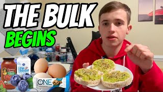 THE BULK Begins | 2800 Calorie Winter Bulk