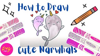 How to Draw Cute Narwhals