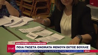 Ποια γνωστά ονόματα μένουν εκτός Βουλής | Ειδήσεις Βραδινό Δελτίο | 22/05/2023