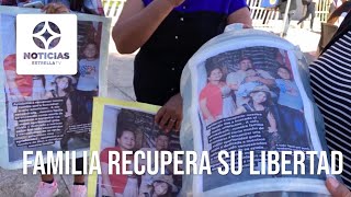 Liberan a familia hondureña secuestrada en México