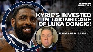 Kyrie Irving's support for Luka Doncic was CRITICAL in Game 1 vs. Wolves! - Bria