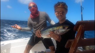 Amy Deep Sea Fishing in Aruba.  Tuna \u0026 Barracuda