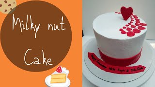 രുചിയൂറും മിൽക്കി നട്ട് കേക്ക് //How to make tasty milky nut cake at home 1 kg