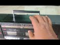 sold national rx cw54 afd speaker double cassette deck