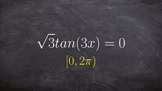 Solving a multiple angel trigonometric equation between 0,2pi