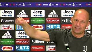 VIDEOCONFERENZA STAMPA DI MASSIMILIANO ALLEGRI ALLA VIGILIA DI JUVENTUS SALERNITANA