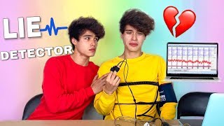 LIE DETECTOR TEST ON MY TWIN BROTHER! (he cried)