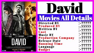 David Movies All Details || Stardust Movies List