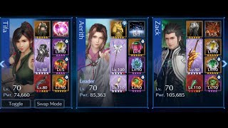 Shiva EX2 Zack, Aerith, Tifa. F2P