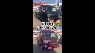 軽トラに自転車を積んでみよう♪