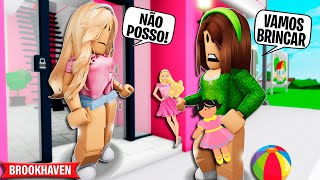 A MENINA QUE NÃO PODIA SAIR PARA BRINCAR | Historinhas Brookhaven Roblox | Bibi e Lud