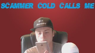 Stupid UK Debt Scammer Cold Calls me!