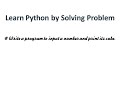 Write a program to input a number and print its cube in python