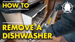 How To Remove A Dishwasher #howto #diy #kitchen