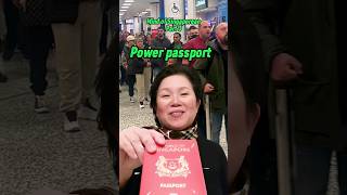 Singaporean Passport power | Why Singapore passport is powerful #shorts #asianmom #Singaporean