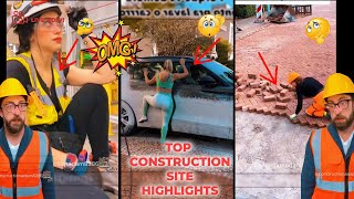 Top Construction Site Highlights: Have You Seen These? P20 👷💯💪 #constructionsite #funnyfails