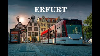 Walking in ERFURT - Around the Old Town in Germany 4K