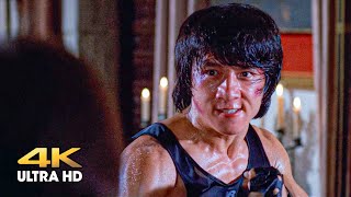 Thomas (Jackie Chan) vs. Thug (Benny Urkides). One of the best fighting movies. Wheels on Meals
