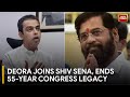 Senior Congress leader Milind Deora Shifts Loyalty to Shiv Sena
