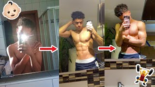 My 3 Year Natural Body Transformation 15-18 (Natural Bodybuilding) (ShiftyMor)
