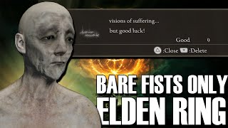 I Tried Beating Elden Ring With Bare Fists And Regretted It