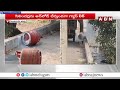 guntur hp గ్యాస్ సిలిండర్ లీక్..అన్ లోడ్ చేస్తుండగా hp gas cylinder leak mangalagiri abn