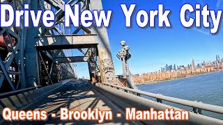 【ニューヨーク】ドライブ・Queens - Brooklyn - Manhattan. March,2023