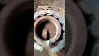 Strongest cutlass made from waste ..(old, rusted, discarded wheel bearing ballress)