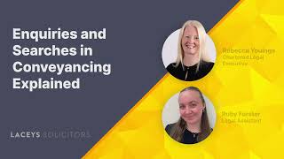Enquiries and Searches in Conveyancing Explained.
