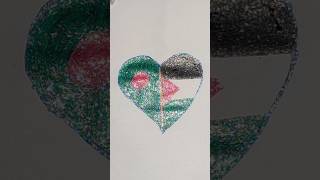 Bangladesh and Palestine flag art, #art #shortvideo #shortsfeed #viral #youtube #shorts #trending