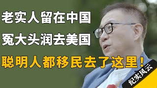 老实人留在中国，冤大头润去美国，聪明人都移民去了这里！#纪实风云 #纪录片 #鲁白