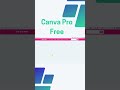 How to Get Canva Pro Free