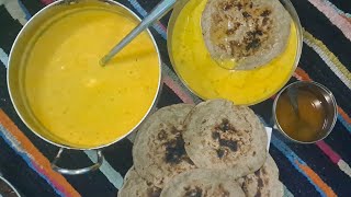 Sardiyo ki healthy dish rajasthani style kadhi or bajre ki roti ✨️😋 Radhe-Radhe jii ❤️ ✨️