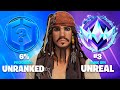 Unranked to UNREAL Controller Speedrun (Fortnite Ranked)