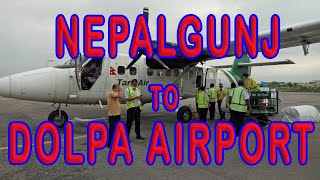 Nepalgunj Airport, NEPAL ।। Nepalgunj Airport to Dolpa Jufal Airport ।।Take off and Landing ।।