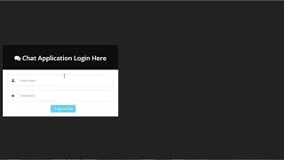 Simple Web Chat application in Php Codeigniter