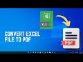 How to Convert Excel File to PDF Easily | Quick and Simple Guide