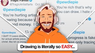 The Entire Pewdiepie Art Community Controversy From Start To Finish