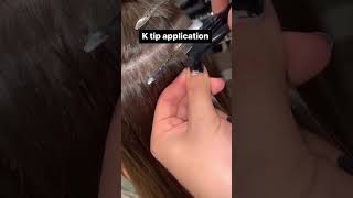 K-Tip Hair Extensions Installation Guide