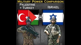 Palestine + Turkey vs Israel Military Power Comparison Video | Most Powerfull Defence In World