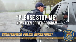 "PLEASE STOP ME!" - A New Community Program That Teaches New Drivers What To Do In a Traffic Stop