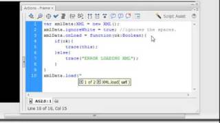 Loading XML Data with Actionscript 2.0