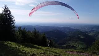 Gleitschirmflug vom Startplatz Moos nach Oppenau | Magic Mountain Moos